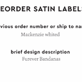 PPLR_HIDDEN_PRODUCT Reorder Previous Label Design - SATIN