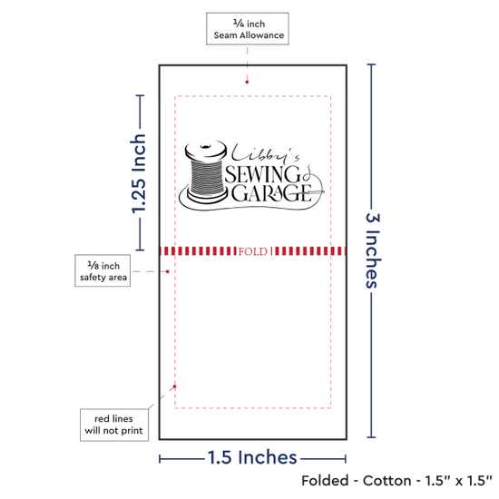 PPLR_HIDDEN_PRODUCT Print Your Logo or Image on FOLDED Cotton Tags