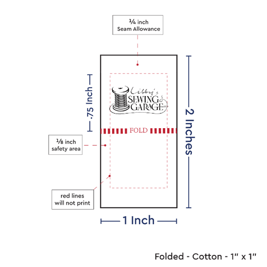 PPLR_HIDDEN_PRODUCT Print Your Logo or Image on FOLDED Cotton Tags