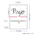 PPLR_HIDDEN_PRODUCT Print your Logo or Image on Satin Tags (2" wide - Satin)