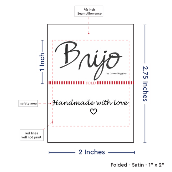PPLR_HIDDEN_PRODUCT Print your Logo or Image on Satin Tags (2" wide - Satin)