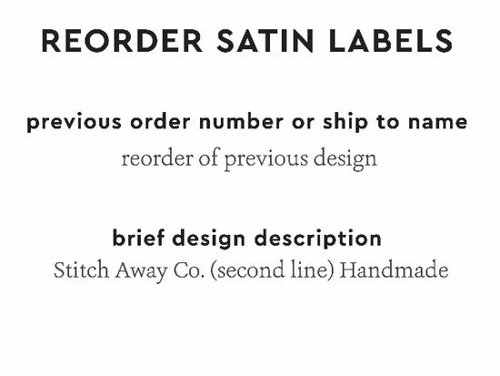 PPLR_HIDDEN_PRODUCT Reorder Previous Label Design - SATIN