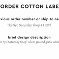 PPLR_HIDDEN_PRODUCT Reorder Previous Label Design - COTTON