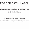 PPLR_HIDDEN_PRODUCT Reorder Previous Label Design - SATIN