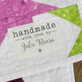 PPLR_HIDDEN_PRODUCT Modern Blanket Label with Heart (2"x3"-Cotton)