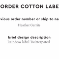 PPLR_HIDDEN_PRODUCT Reorder Previous Label Design - COTTON