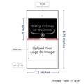 PPLR_HIDDEN_PRODUCT Print your logo/Image on Satin Tags (1.5" wide - Satin)