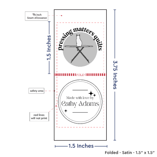 PPLR_HIDDEN_PRODUCT Print your logo/Image on Satin Tags (1.5" wide - Satin)