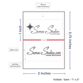 PPLR_HIDDEN_PRODUCT Print your Logo or Image on Satin Tags (2" wide - Satin)