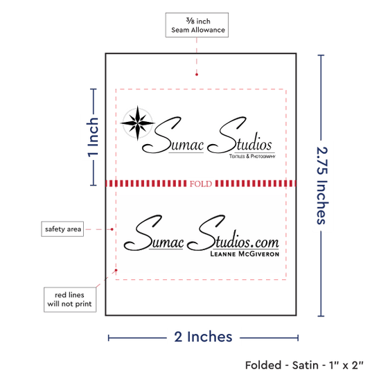 PPLR_HIDDEN_PRODUCT Print your Logo or Image on Satin Tags (2" wide - Satin)