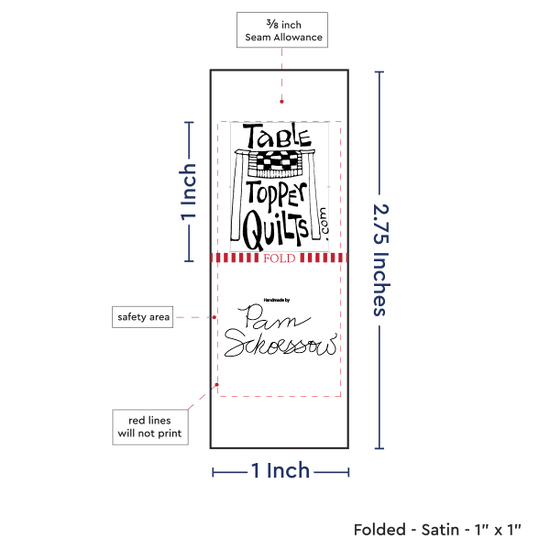 PPLR_HIDDEN_PRODUCT Print Your Logo/Image on Satin Tags (1" wide - Satin)