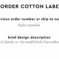 PPLR_HIDDEN_PRODUCT Reorder Previous Label Design - COTTON