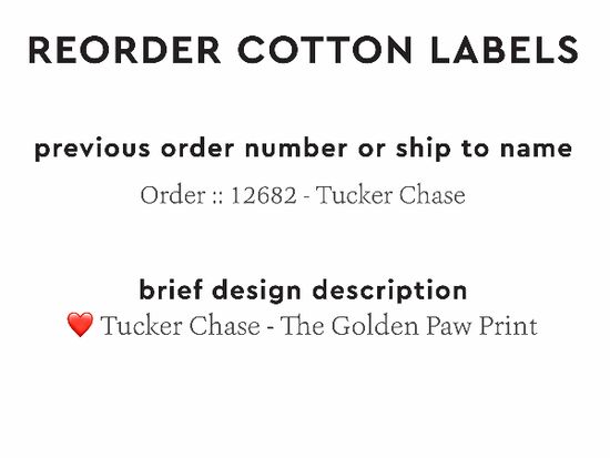 PPLR_HIDDEN_PRODUCT Reorder Previous Label Design - COTTON