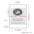 PPLR_HIDDEN_PRODUCT Print your Logo or Image on Satin Tags (2" wide - Satin)
