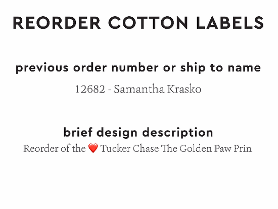 PPLR_HIDDEN_PRODUCT Reorder Previous Label Design - COTTON