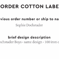 PPLR_HIDDEN_PRODUCT Reorder Previous Label Design - COTTON