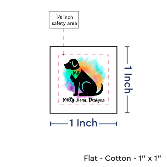 PPLR_HIDDEN_PRODUCT Print your Logo or Image on FLAT Cotton Tags