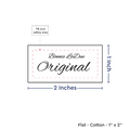 PPLR_HIDDEN_PRODUCT Print your Logo or Image on FLAT Cotton Tags