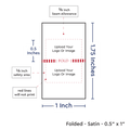 PPLR_HIDDEN_PRODUCT Print Your Logo/Image on Satin Tags (1" wide - Satin)