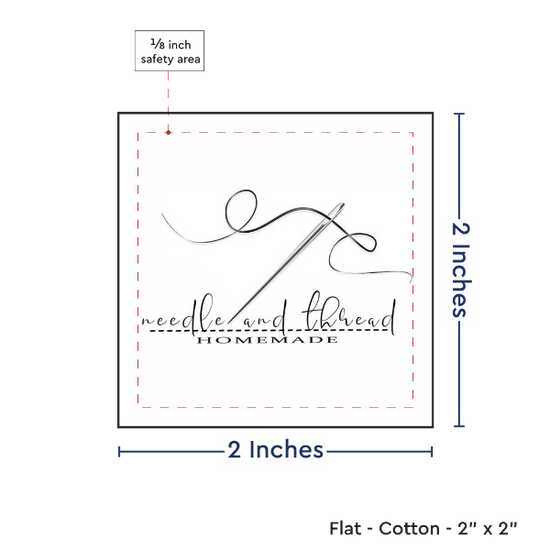 PPLR_HIDDEN_PRODUCT Print your Logo or Image on FLAT Cotton Tags