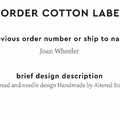 PPLR_HIDDEN_PRODUCT Reorder Previous Label Design - COTTON