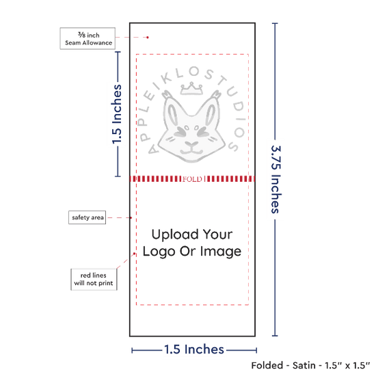 PPLR_HIDDEN_PRODUCT Print your logo/Image on Satin Tags (1.5" wide - Satin)