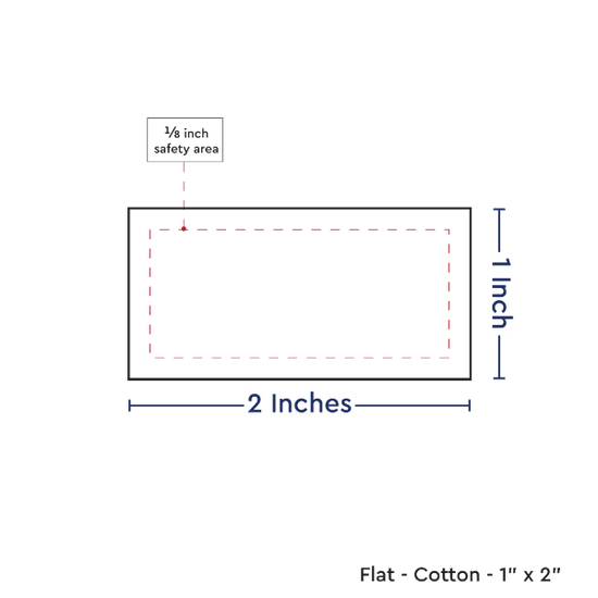 PPLR_HIDDEN_PRODUCT Print your Logo or Image on FLAT Cotton Tags