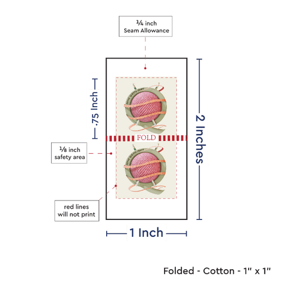 PPLR_HIDDEN_PRODUCT Print Your Logo or Image on FOLDED Cotton Tags