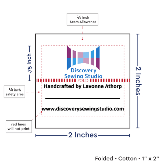 PPLR_HIDDEN_PRODUCT Print Your Logo or Image on FOLDED Cotton Tags