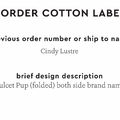 PPLR_HIDDEN_PRODUCT Reorder Previous Label Design - COTTON