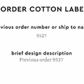 PPLR_HIDDEN_PRODUCT Reorder Previous Label Design - COTTON