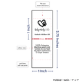 PPLR_HIDDEN_PRODUCT Heart and Paw Print (1" wide - Satin)