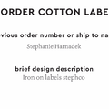 PPLR_HIDDEN_PRODUCT Reorder Previous Label Design - COTTON