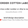 PPLR_HIDDEN_PRODUCT Reorder Previous Label Design - COTTON