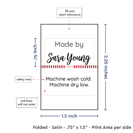 PPLR_HIDDEN_PRODUCT Medium Satin Tags Text Only (1.5" wide - Satin)