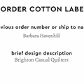 PPLR_HIDDEN_PRODUCT Reorder Previous Label Design - COTTON