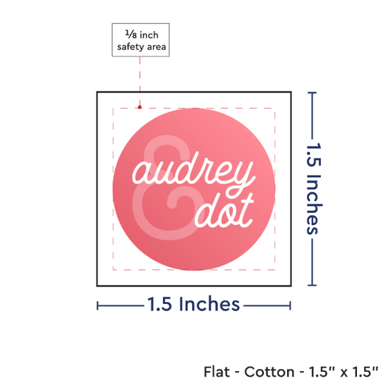 PPLR_HIDDEN_PRODUCT Print your Logo or Image on FLAT Cotton Tags