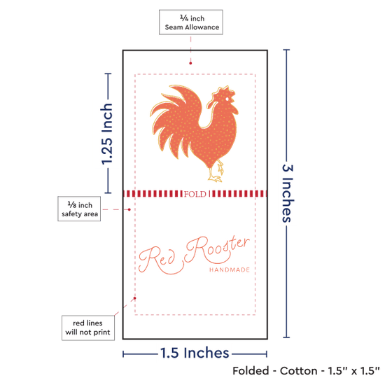 PPLR_HIDDEN_PRODUCT Print Your Logo or Image on FOLDED Cotton Tags