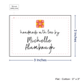 PPLR_HIDDEN_PRODUCT Print your Logo or Image on FLAT Cotton Tags