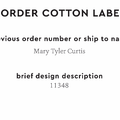 PPLR_HIDDEN_PRODUCT Reorder Previous Label Design - COTTON