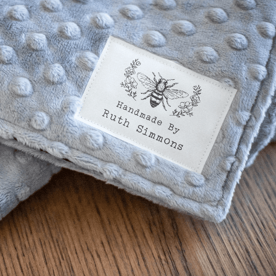 PPLR_HIDDEN_PRODUCT Floral Bee (2"x3"-Cotton)