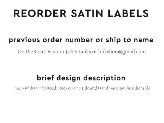 PPLR_HIDDEN_PRODUCT Reorder Previous Label Design - SATIN