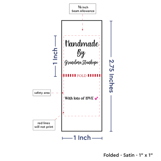 PPLR_HIDDEN_PRODUCT Handmade Square (1" wide - Satin)