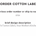 PPLR_HIDDEN_PRODUCT Reorder Previous Label Design - COTTON