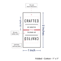 PPLR_HIDDEN_PRODUCT Print Your Logo or Image on FOLDED Cotton Tags