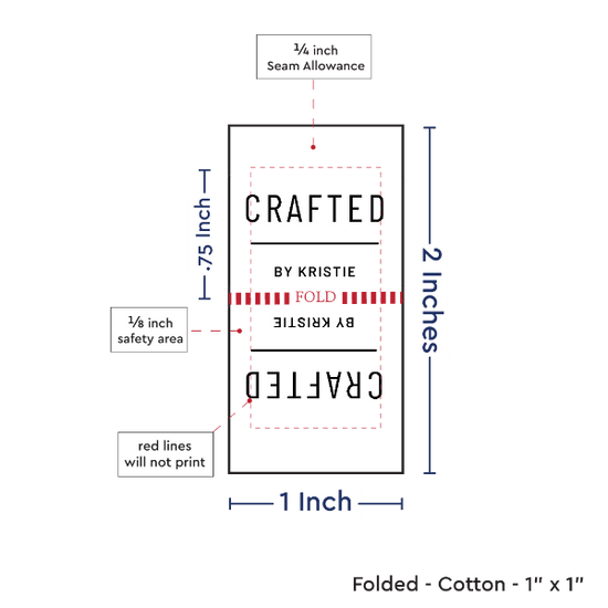 PPLR_HIDDEN_PRODUCT Print Your Logo or Image on FOLDED Cotton Tags