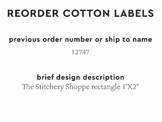 PPLR_HIDDEN_PRODUCT Reorder Previous Label Design - COTTON