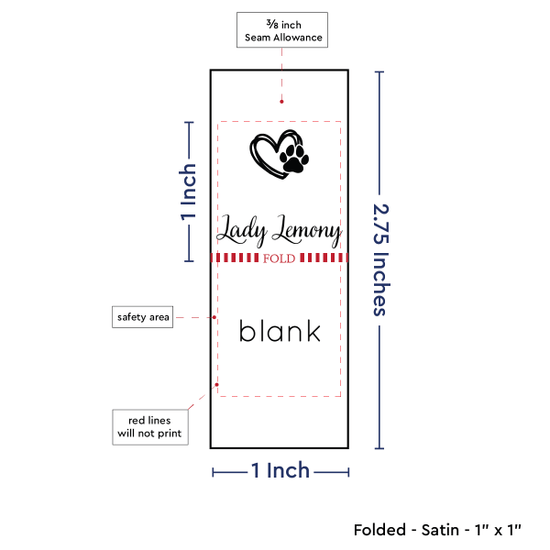 PPLR_HIDDEN_PRODUCT Heart and Paw Print (1" wide - Satin)