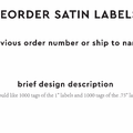 PPLR_HIDDEN_PRODUCT Reorder Previous Label Design - SATIN