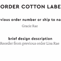PPLR_HIDDEN_PRODUCT Reorder Previous Label Design - COTTON